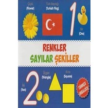 Parıltı Yayınları Renkler - Sayılar - Şekiller / Türkçe-Ingilizce