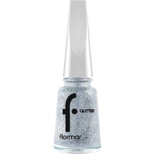 Zemira Yoğun Simli Şeffaf Oje - Glitter Nail Enamel - GL038 Holographıc SILVER-8682536049924