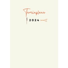 Zemira Terminplaner 2024: Terminbuch Friseur Salon 1 Woche 2 Seiten Mit Zeit, Viertelstündiger Einteilung