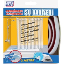 Zemira Tape Duş, Kapı Eşiği, Mutfak Tezgahı Etrafı Su Bariyer - 2 Metre