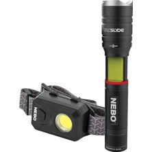 Zemira Nebo Combo Pack Tac Slyde & 150 Kafa Lambası - LED El Feneri Kafa Feneri - Fener Modu, Acil Kırm