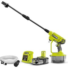 Zemira Ryobi One+ 18V 3'ü 1 Arada Nozul Orta Basınçlı Yıkayıcı Pil 2,5 Ah Pil RY18PW22A-125