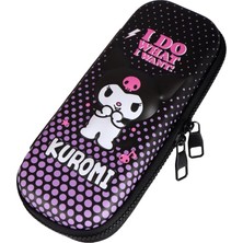 Zemira Kuromi Yeni Sezon Özel Tasarım Eva Kalem Çantası, Pembe, Hediyeli