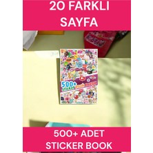 İstisna 500 Karışık Sticker Book Ajanda Bullet Journal Laptop Telefon Bavul Etiket Defteri Kitabı