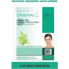 Zemira Dermal Sıkılaştırıcı, Nemlendirici Yeşil Çay Özlü Kolajen Maske 23GR