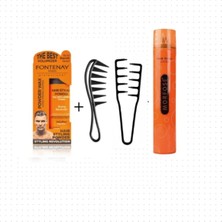 Zemira Fontenay Saç Pudra Toz Wax Ultra Strong + Şekil Tarağı + Şekil Tarak + Saç Sprey 4'lü Set