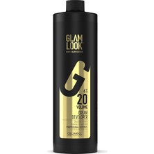 Zemira Glamlook 20 Volüm Peroksit (%6) | Oksidan Kremi 1000 ml | Profesyonel Developer