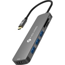 Zemira Novoo To 3*usb-A 3.1 Tf Sd Kart Okuyucu Dönüştürücü Adaptör