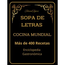Zemira Sopa De Letras. Cocina Mundial: Sopa De Letras De Cocina Mundial Con Diccionario. Diviértete Y Apre