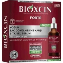 Zemira Bioxcin Forte Yoğun Saç Dökülmesine Karşı 3'lü Bitkisel Saç Serumu 3 x 50 Ml, TYC00605815326
