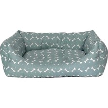 Zemira Pet Uniform Bone Mint-Beyaz Yatağı S 50X60CM