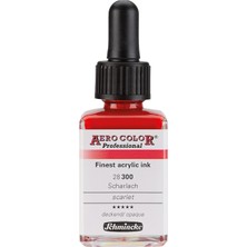 Zemira Schmincke Aero Color Professional Akrilik Airbrush Mürekkebi 28 ml 300 Scarlet