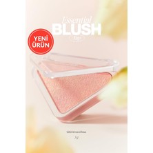 Zemira Clio Katmanlanabilir Yumuşak Dokulu Işıltılı Bitiş Sunan Allık Essential Blush Tap (S202 Almond Ros