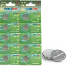 Zemira 10 x Poundmax 1620 CR1620 DL1620 3V Lityum Pilleri