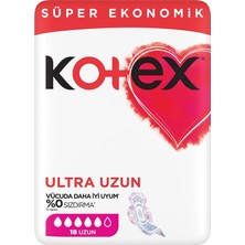 Zemira Kotex Ultra Quadro Uzun 18'li 1 Paket