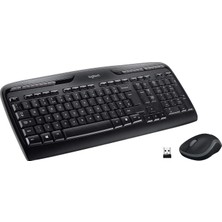 Zemira Combo MK330 – Klavye Farenizde (2,4ghz, Usb, Qwerty Düzeni (Gb)) Siya