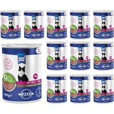 Zemira Pawpaw Yetişkin Biftekli Pate 400 gr x 12 Adet