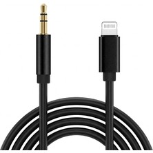 Zemira Hadron To 3.5mm Aux Ses Kablosu, 1 Metre, Dönüştürücü (Siyah)