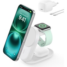 Zemira Belkin Ultracharge 3’ü 1 Arada Qi2 Cihazı, 16, Watch,