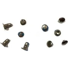 Ozkr Store Rivet Perçin - 6mm, Nikel, 1000 Adet