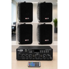 Zemira Lastvoice Ekonomi Wall Paket-4b Anfi Duvar Hoparlörü Seti (1 Anfi̇ + 4 Hoparlör)