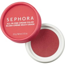 Zemira All-In-One Cream Color - Doğal Parlaklık Etkisi Veren Allık, 03 Pop Strawb