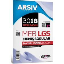 Marka Yayınları 2018 Lgs 8. Sınıf Arşiv Serisi Tıpkı Basım Çıkmış Sorular Tamamı Video Çözümlü