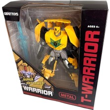 Zemira Gepettoys T-Warrior Metal Gövde Dönüşebilen Robot 20 cm