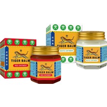 Zemira Tiger Balm Kaplan Balsamı Kırmızı Merhem 30G/KAVANOZ Beyaz Merhem 30G/KAVANOZ