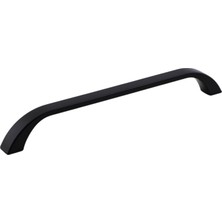 Zemira Göksu Kulp 160 mm Siyah Metal Mutfak Mobilya Çekmece Mutfak Dolap Dolabı Kulpları Kapak Kulbu 16 cm