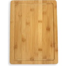Zemira Promosyonca Bambu Steak Sunum Tahtası, Kesme Tahtası, Kalın Bambu, Farklı Ebatlarda (30X20X1.2 Cm)