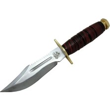 Ozkr Store Halmak Metalik T.c. Komando Outdoor Bıçağı 25 cm - Kılıflı
