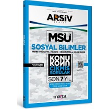 Marka Yayınları Msü Sosyal Bilimler Konu Konu Çıkmış Sorular Son 7 Yıl