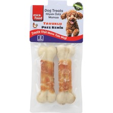 Zemira Esca Food Tavuklu Pres Kemik 12,5 Santimetre 2’li 100 Gram Ödül