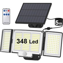 Zemira Greentech 348 Ledli, Güneş Enerjili, Hareket Sensörlü, 3 Taraflı AYDINLATMA/GT-SL30
