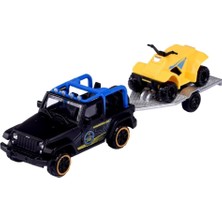 Zemira Majorette Trailer Jeep + Quad