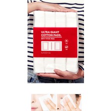 Zemira Missha% 100 Pamuk Makyaj Temizleme Pedi Ultra Giant Cotton Pads 400 Adet