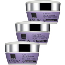 Zemira Avon Anew Platinum Lift & Tighten Dual Eye System 20 Ml. Üçlü Set