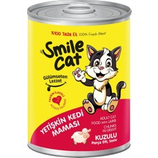 Zemira Smile Cat Konserve Yetişkin 400 gr Kuzulu Mama
