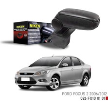 Zemira Ni̇ken Ford Focus 2 Araca Özel Kol Dayama Siyah (2006-2012)