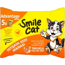 Zemira Smile Cat Flowpack 425GR (5 x 85GR) Yetişkin Tavuklu Mama