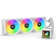 Zemira Sharkoon Fan Sivi Soğ. Amd/ıntel Argb S100 Argb White