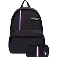Zemira U.s. Assn. U.s. Polo. Assn. Unisex Okul Çanta Seti PLSET2513347,SIYAH Tek Ebat