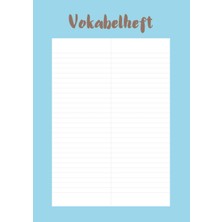 Zemira Independently Published Vokabelheft Für Alle Sprachen (A4, Liniert, 2 Spalten, Lineatur 53, 108 Sei
