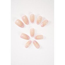 Zemira Pop Beauty Takma Tırnak Seti & Zararsız Yapıştırıcı Pembe Kalpli