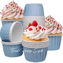 Zemira 50'li Pastel Muffin Kek Kalıbı, Kek Kapsülü Cupcake Kalıbı, Airfryer