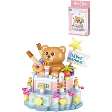 Zemira Loz Micro Block Sevimli Pasta 370 Parça Oyuncak Yapım Seti FFLZ-8807