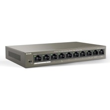 Zemira Tenda 10 Bağlantı Noktalı Fast Ethernet Poe Anahtarı, 8 Poe+ Bağlantı Noktası 2 Uplink Bağlantı