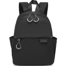 Smart Bags Siyah Günlük Mini Boy Hafif Kadın Sırt Çantası