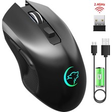 Zemira Valkyrie 6 Tuşlu Şarjlı Sessiz 2400DPI Mouse